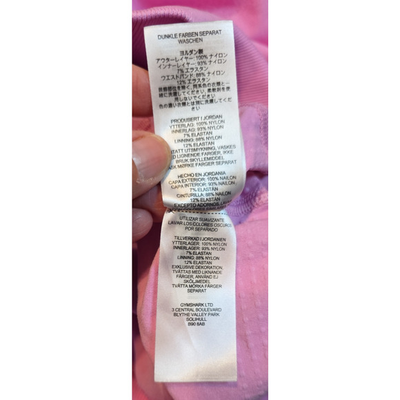 Gymshark Women’s Vital Seamless 2-in-1 Shorts Pink Size S Athletic Workout Gym - Picture 5 of 5